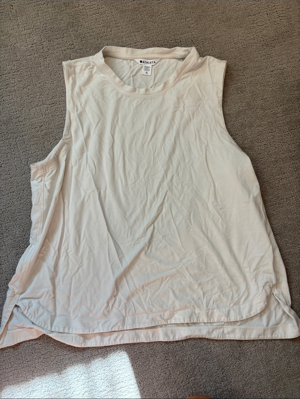 Athleta Cream Tank Top